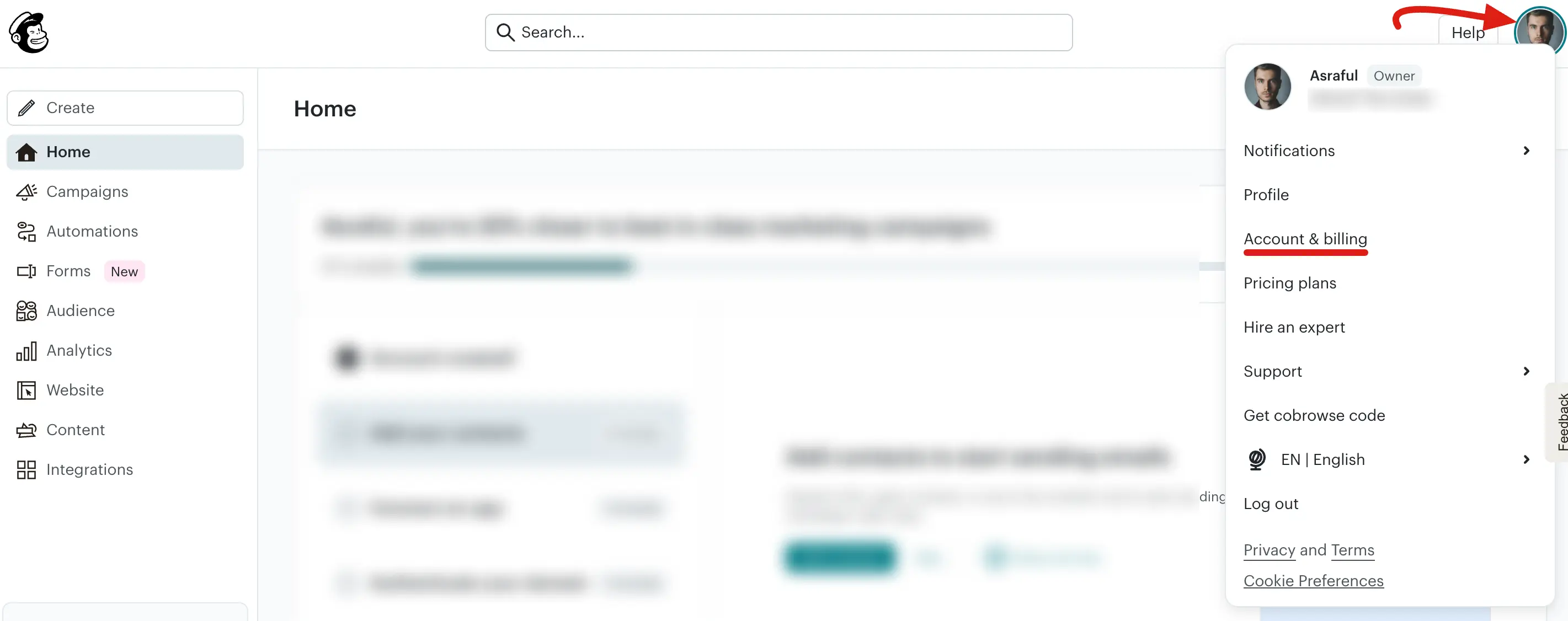 Mailchimp Account