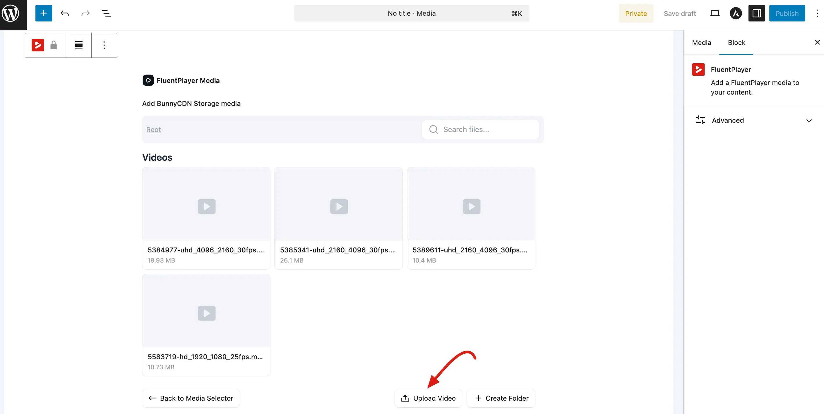 Adding Video with FluentPlayer