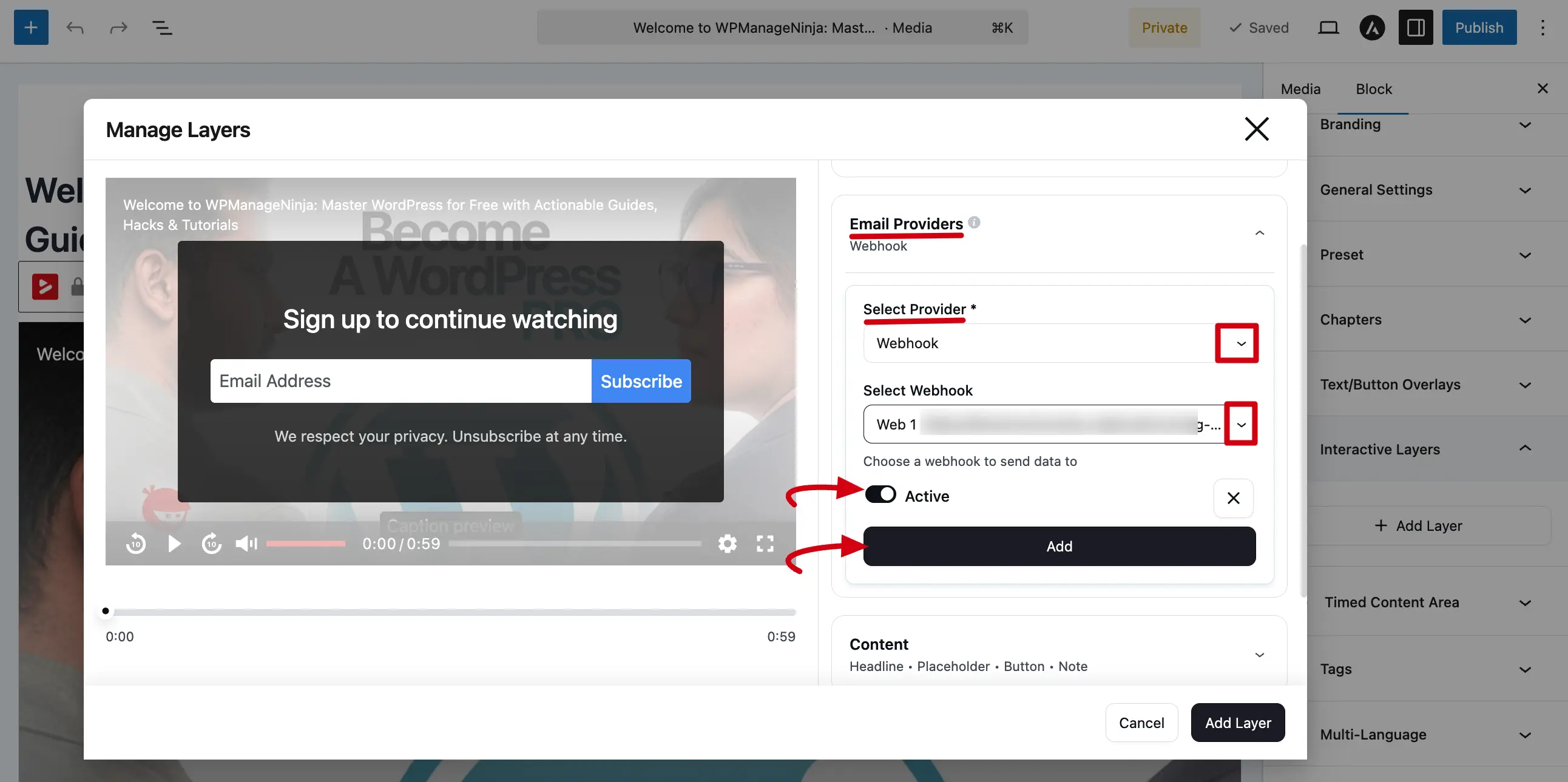 Assign Webhook