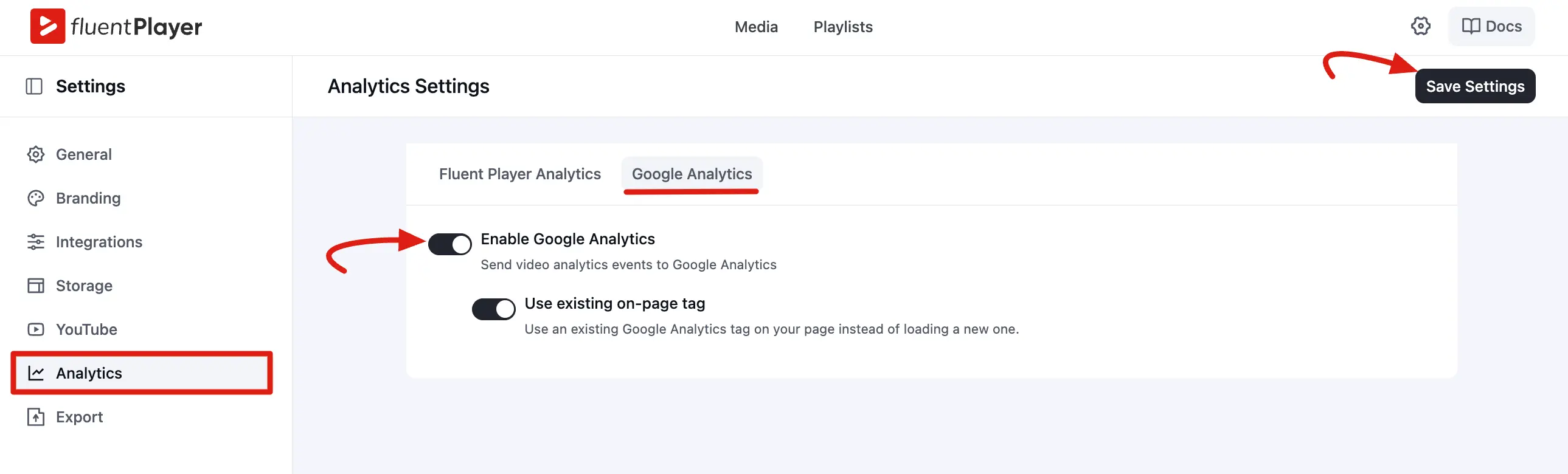 Set Up Analytics