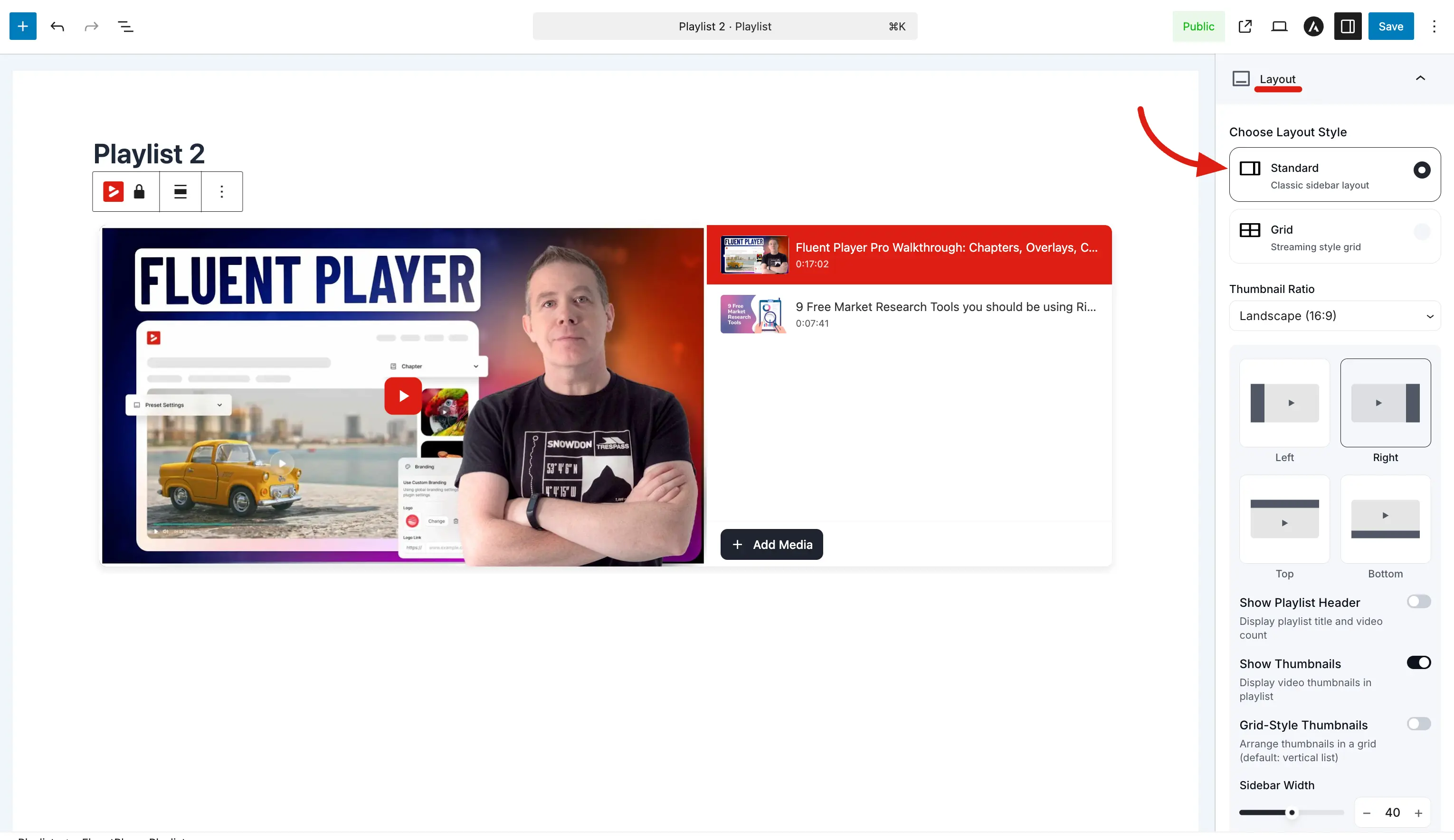 Layout Standard